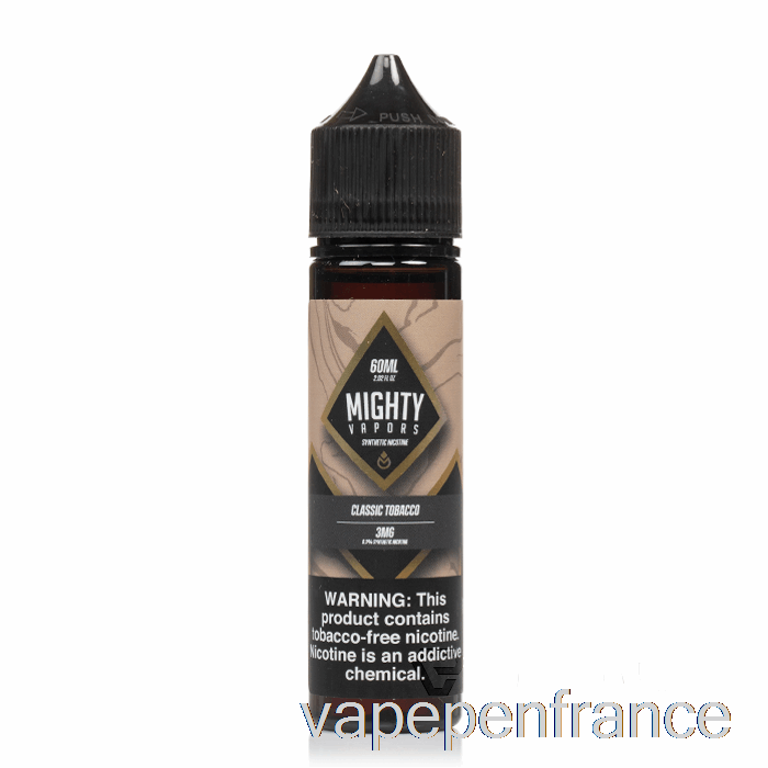 Tabac Classique - Vapeurs Puissantes - Stylo Vape 60 Ml 6 Mg